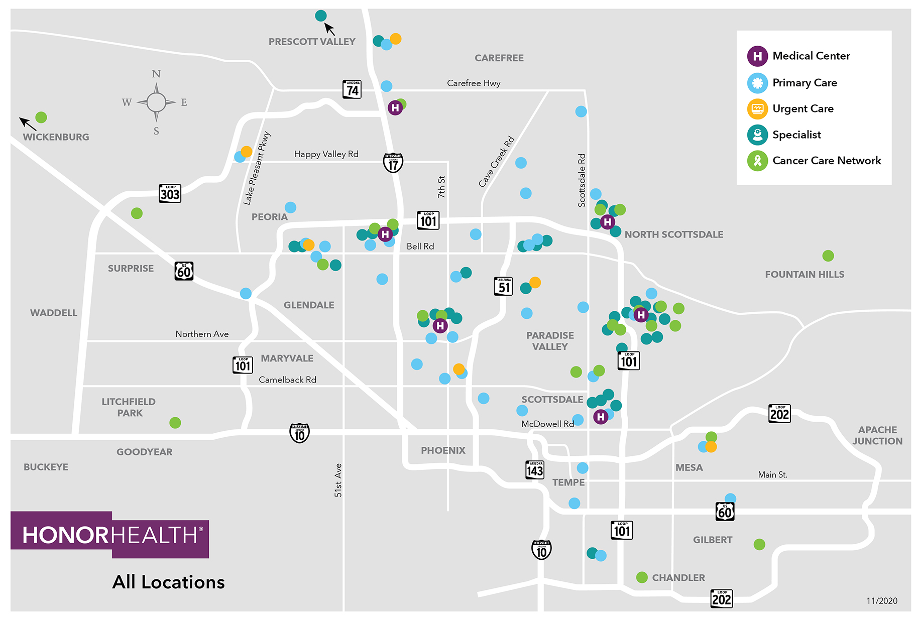 HonorHealth Medical Group - Honorhealth Medical Group Locations 11202020