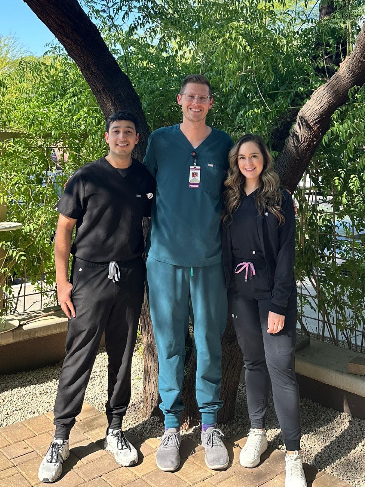 HonorHealth Internal Medicine Thompson Peak Residency Program - Chief Residents 2025–2026 - Drs. Bradley Poindexter, Ally Winski, Boris Yushuvayev