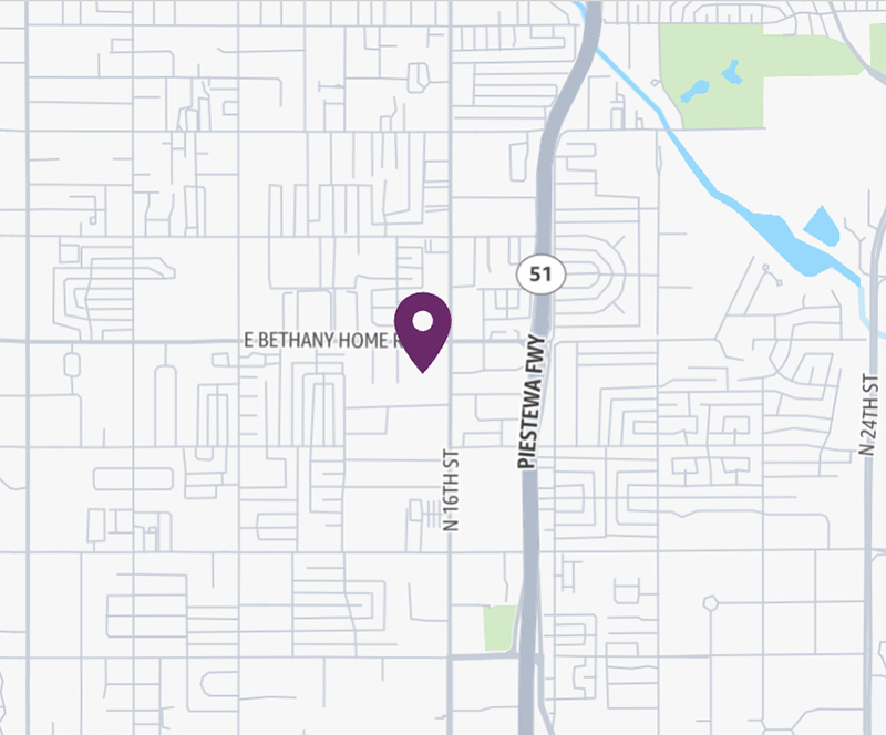 HonorHealth Primary Care - Bethany Home - map pin