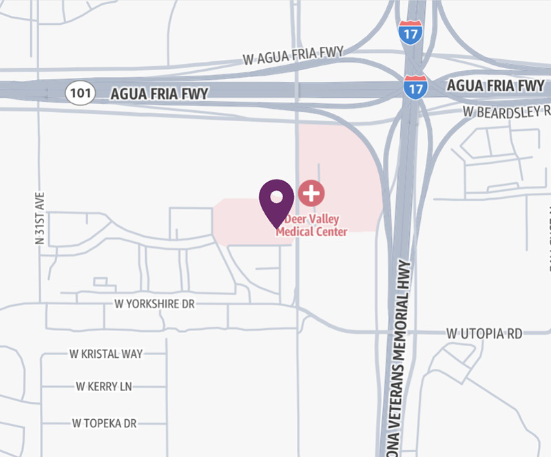 HonorHealth Primary Care - Deer Valley - map pin