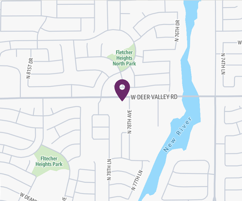 HonorHealth Primary Care - North Peoria - map pin