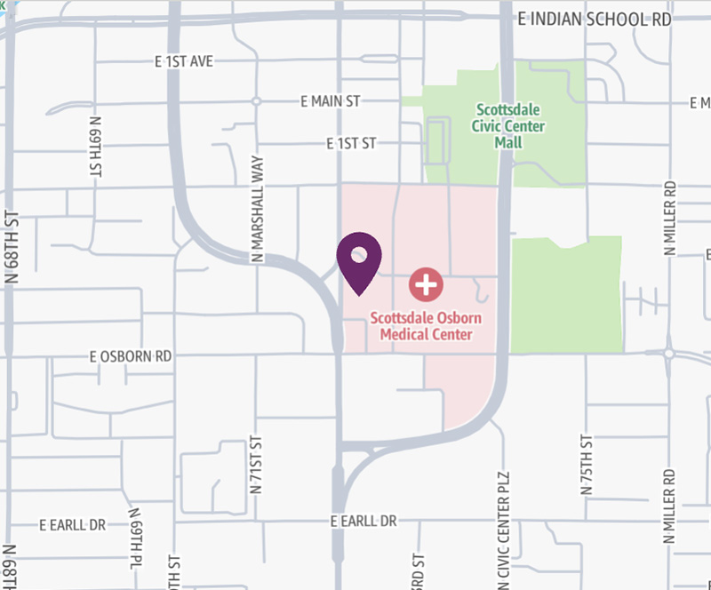 HonorHealth Primary Care - Osborn - map pin
