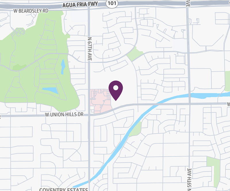 HonorHealth Primary Care - West Union Hills - map pin