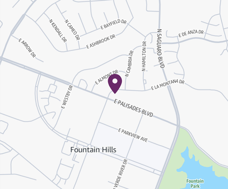 HonorHealth Orthopedics - Fountain Hills - map pin