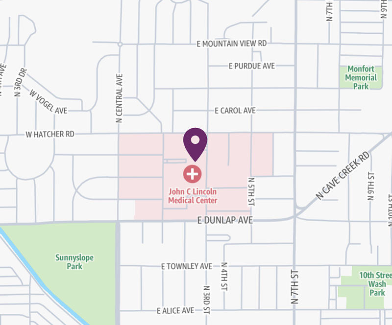 HonorHealth Orthopedics - John C. Lincoln - map pin