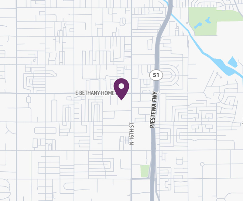 HonorHealth Urgent Care - Bethany Home - map pin