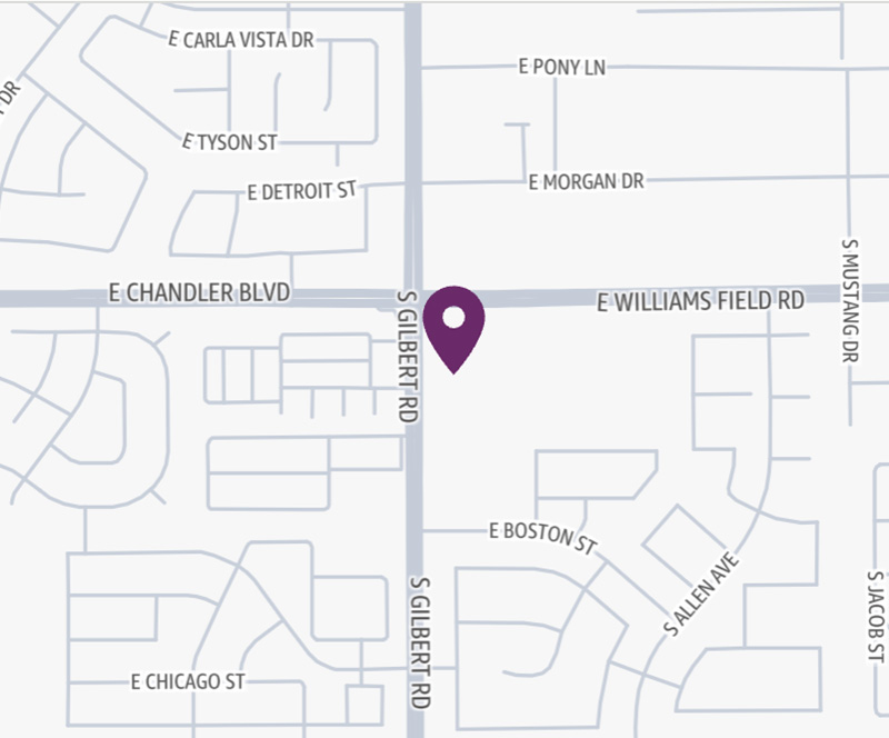 HonorHealth Urgent Care - Gilbert - Gilbert Road - map pin