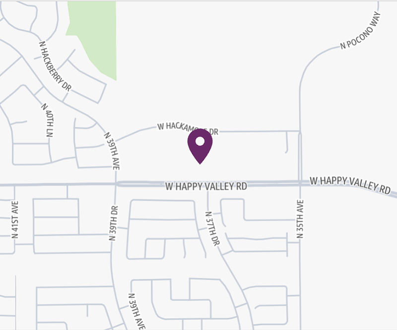 HonorHealth Urgent Care - Glendale - Happy Valley Road - map pin