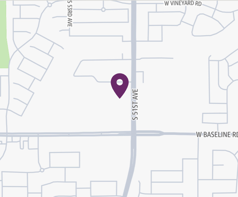 HonorHealth Urgent Care - Laveen - Baseline Road - map pin