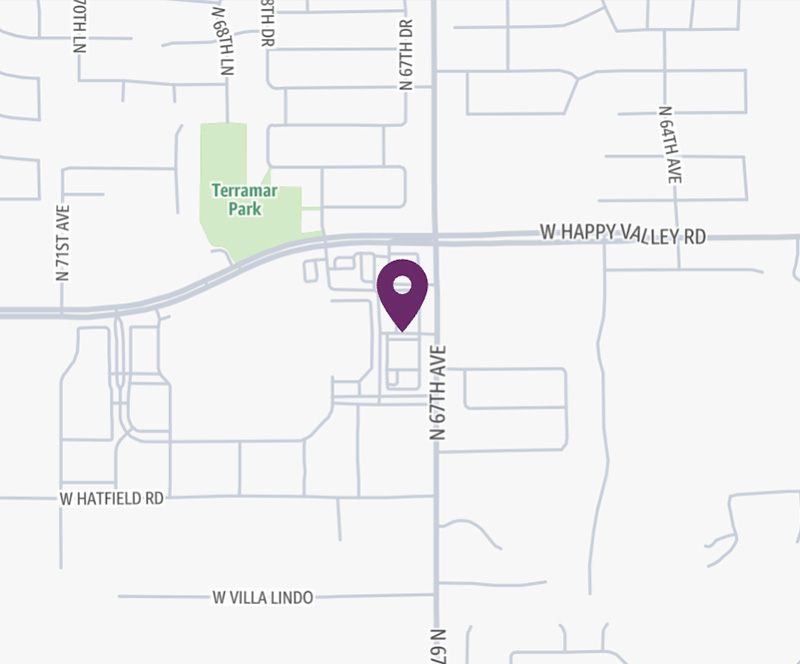 HonorHealth Urgent Care - Peoria - 67th Avenue - map pin