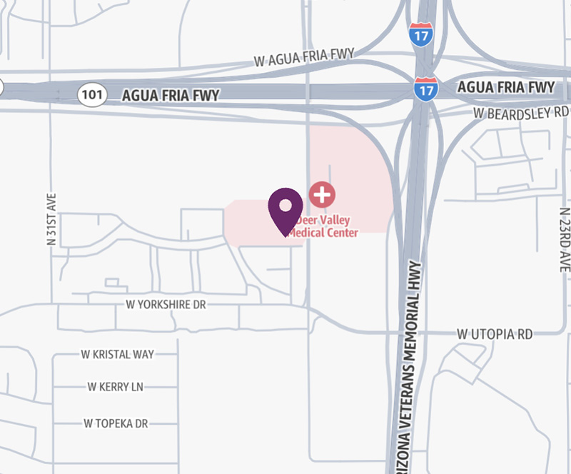 HonorHealth Wound Care - Deer Valley - map pin