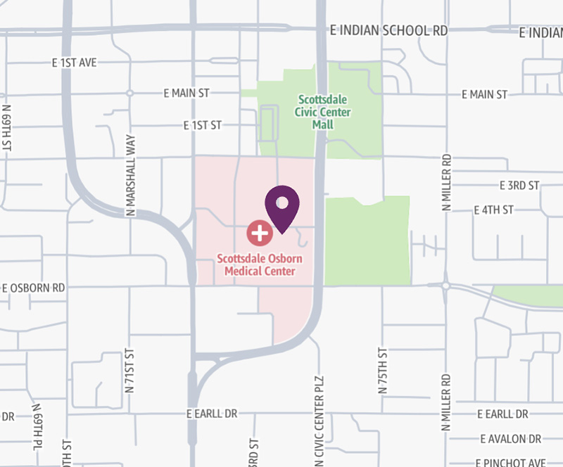 HonorHealth Wound Care and Hyperbaric Medicine - Osborn - map pin
