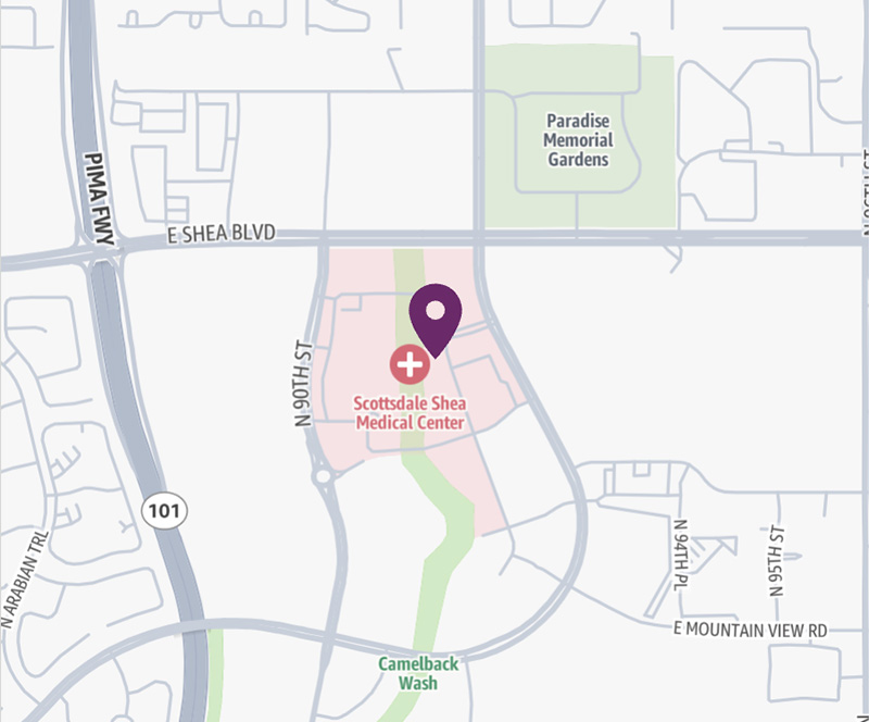 HonorHealth Wound Care - Shea - map pin