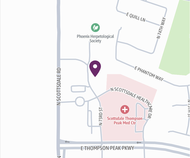 HonorHealth Wound Care - Thompson Peak - map pin