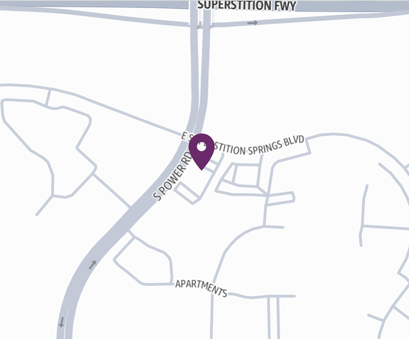 HonorHealth Primary Care - Superstition Springs - map pin