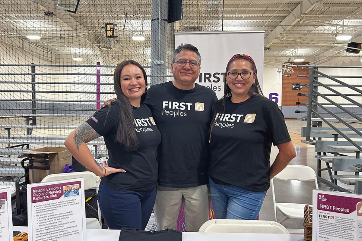 HonorHealth Community and Culture - FIRST Peoples members smile for group photo.