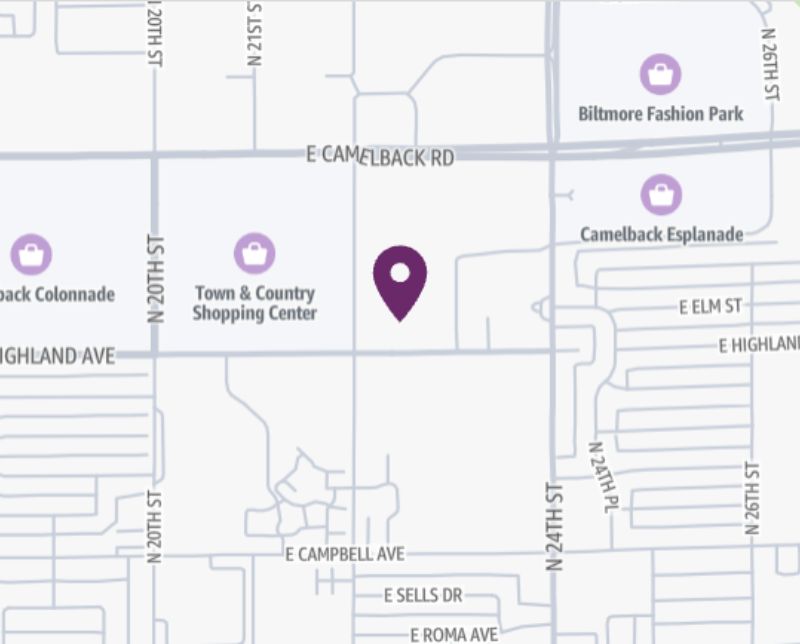 HonorHealth in collaboration with Arizona Orthopedic Sports Medicine Specialists - map pin