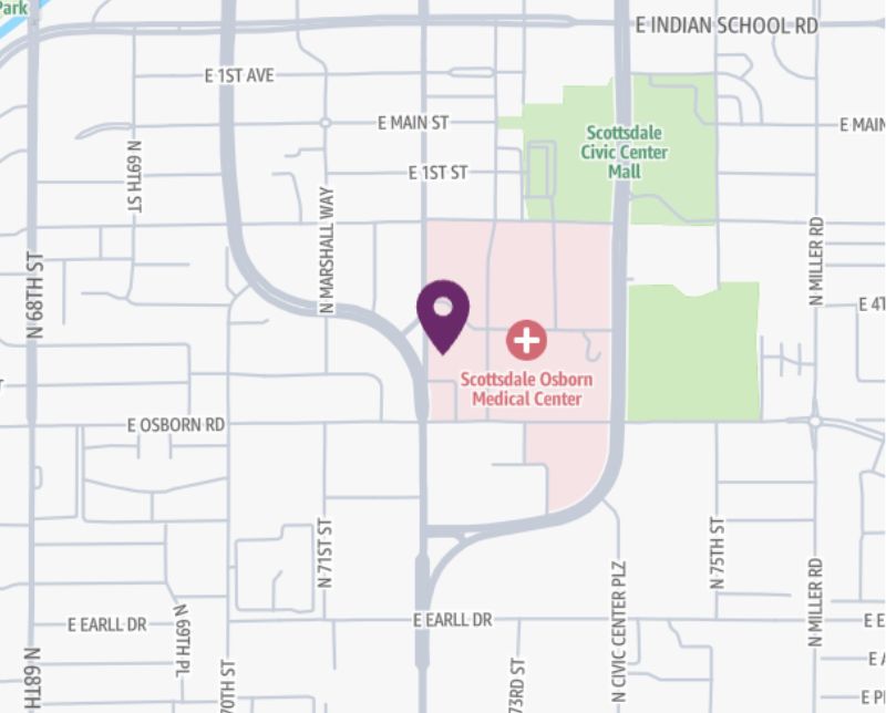 HonorHealth Outpatient Therapy - Osborn - map pin