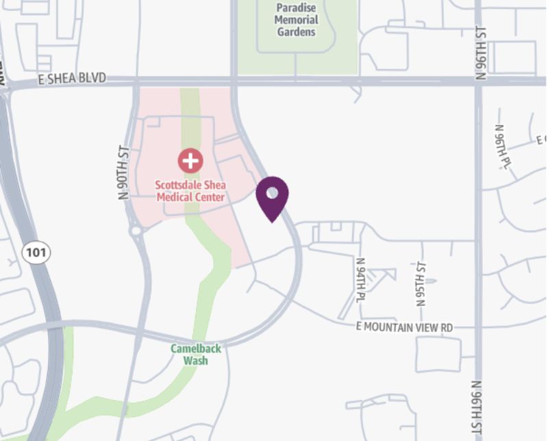 HonorHealth Outpatient Therapy - Shea - map pin