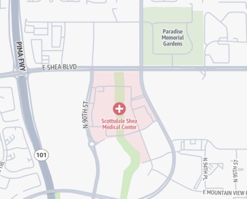 HonorHealth Research Institute Melanoma Clinic - map pin