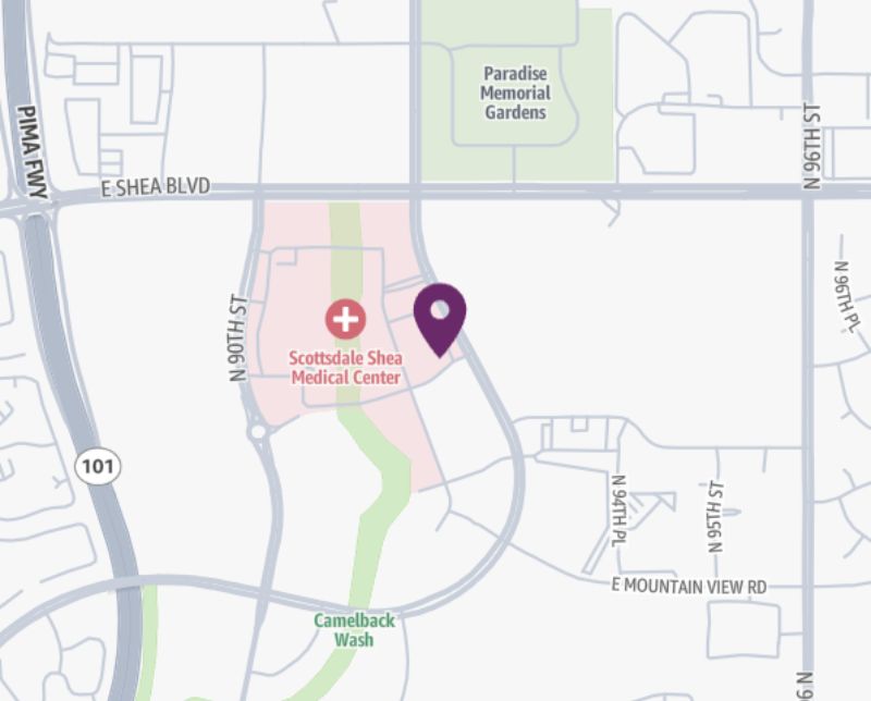 HonorHealth Heart Care - Vascular - Shea - map pin