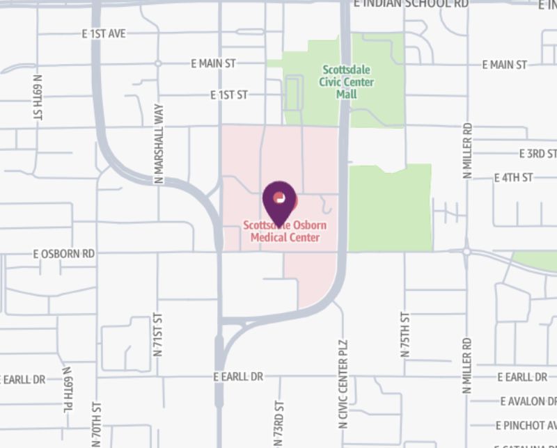 HonorHealth Neurology - Bob Bové Neuroscience Institute - map pin