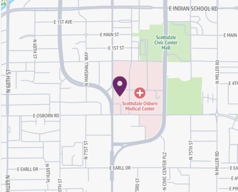 HonorHealth Neurology - Osborn - map pin