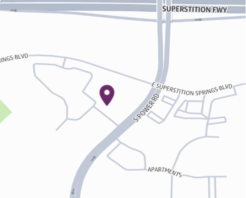 HonorHealth Occupational Medicine - Mesa - South Power Road - map pin