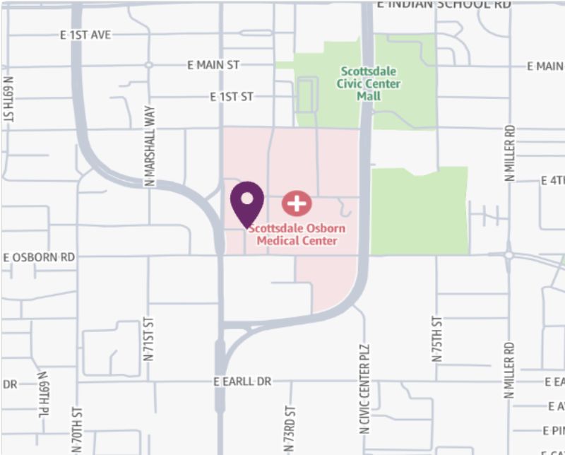 HonorHealth Pain Care - Bob Bové Neuroscience Institute - map pin