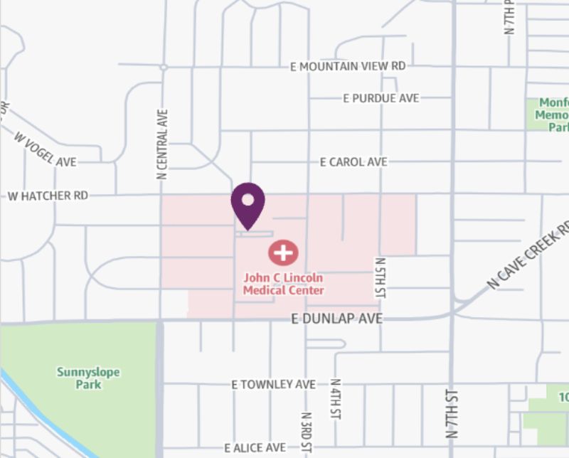 HonorHealth Pulmonary Hypertension Program - map pin