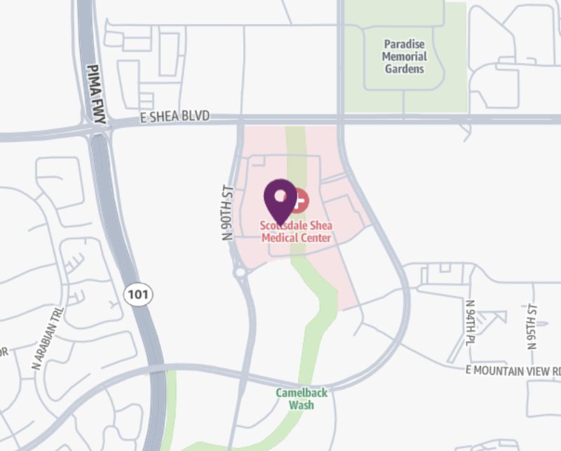 Scottsdale Heart Surgery Center in collaboration with HonorHealth - map pin
