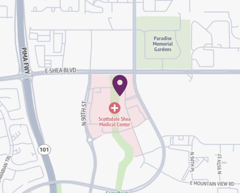 HonorHealth Tina's Treasures Cancer Care Boutique - 92nd Street and Shea Blvd - map pin