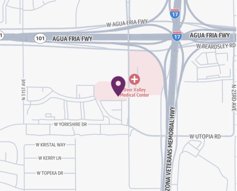HonorHealth Heart Care - Advanced Heart Disease - Deer Valley - map pin