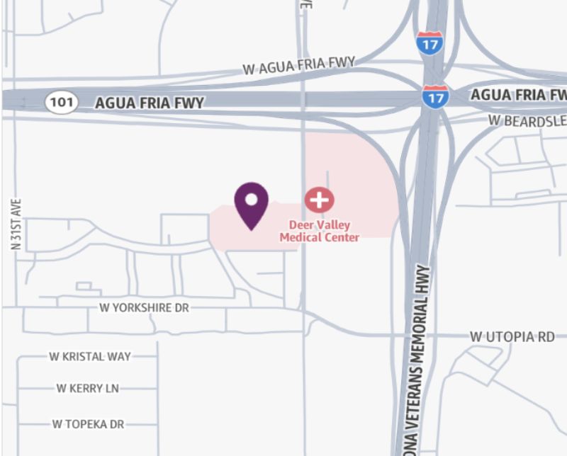 HonorHealth Heart Care - Cardiac Arrhythmia - Deer Valley - map pin