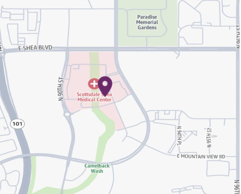 HonorHealth Heart Care - Cardiac Arrhythmia - Shea - map pin