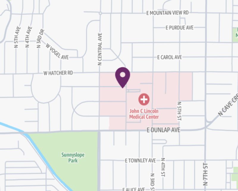 HonorHealth Heart Care - Cardiac Rehab - John C. Lincoln - map pin