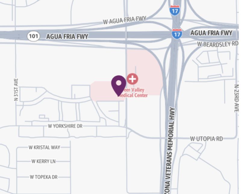 HonorHealth Heart Care - Cardiac Rehab - Deer Valley - map pin
