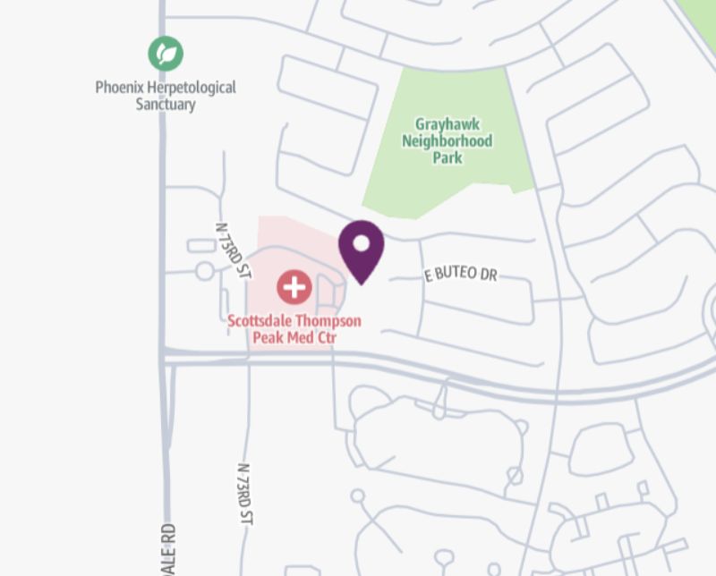 HonorHealth Heart Care - Thompson Peak - map pin