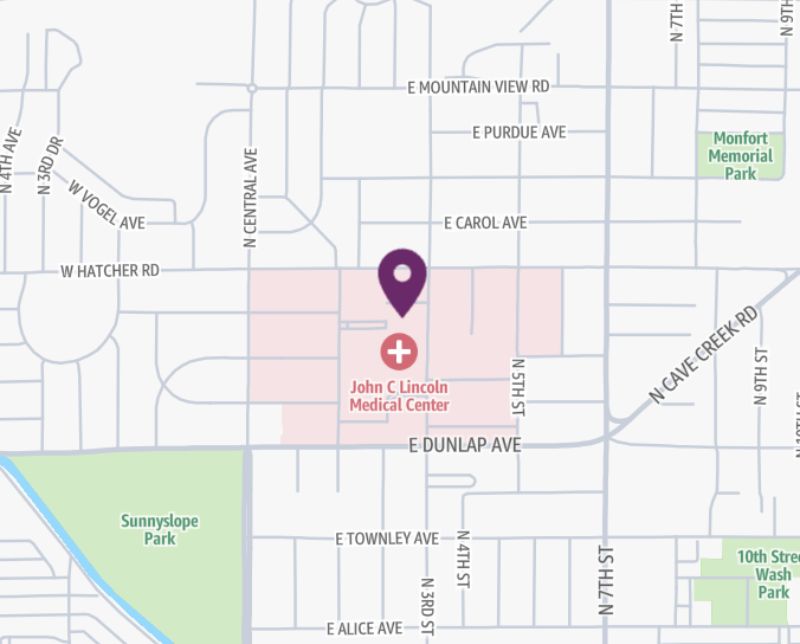 HonorHealth Heart Care - John C. Lincoln - map pin