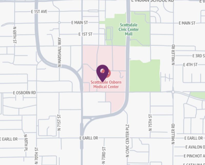 HonorHealth Concierge Neurology - Bob Bové Neuroscience Institute - map pin