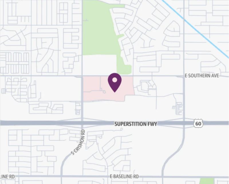 HonorHealth Heart Care - Heart and Lung Surgery - East Mesa - map pin