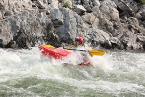 Cancer patient kayak adventure