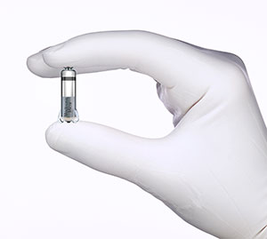Leadless pacemaker is the size of a battery