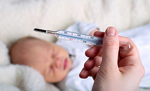 How to take a newborn's temperature