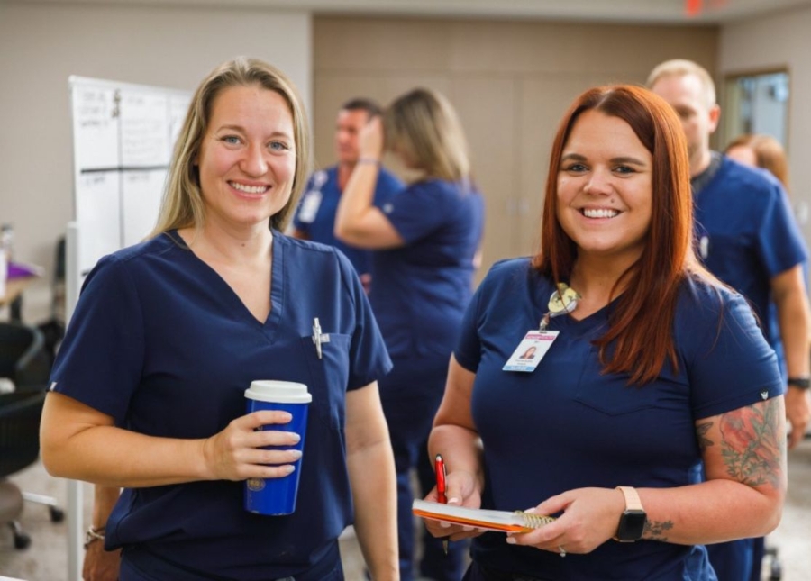 HonorHealth Careers - Nurses smile for group photo.