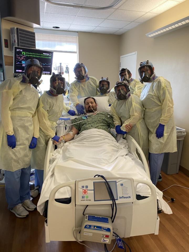 HonorHealth - First patient in Arizona to survive COVID-19 after treatment on ECMO machine