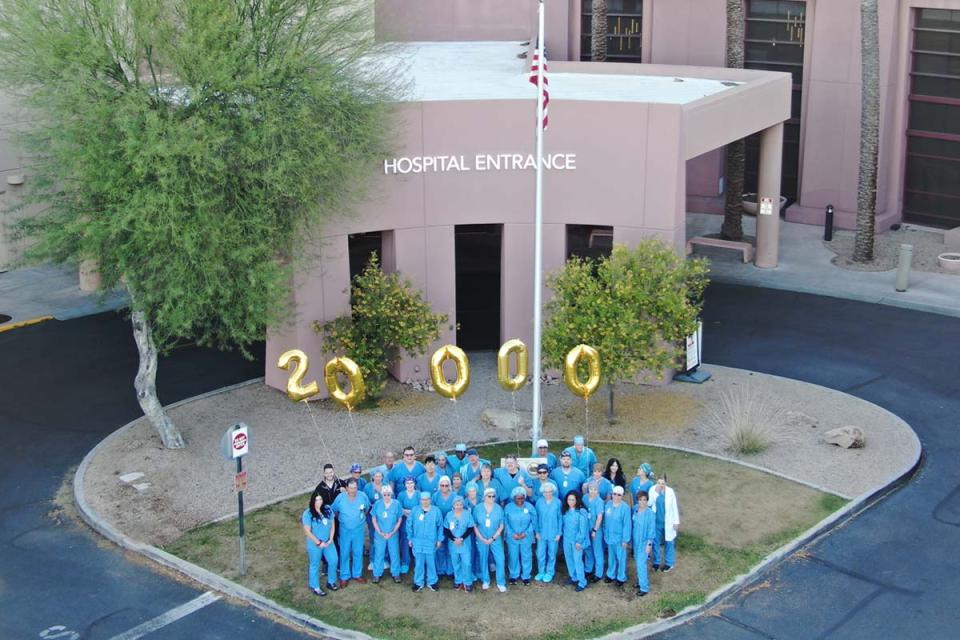 HonorHealth Scottsdale Shea Medical Center becomes first Arizona hospital to reach 20,000 robotic surgery milestone