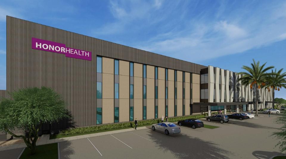 HonorHealth Medical Campus at Peoria exterior rendering