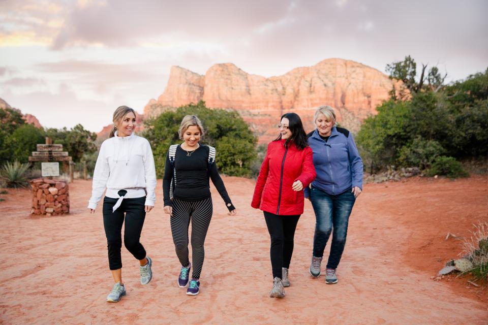 Four HonorHealth patients go on a hike