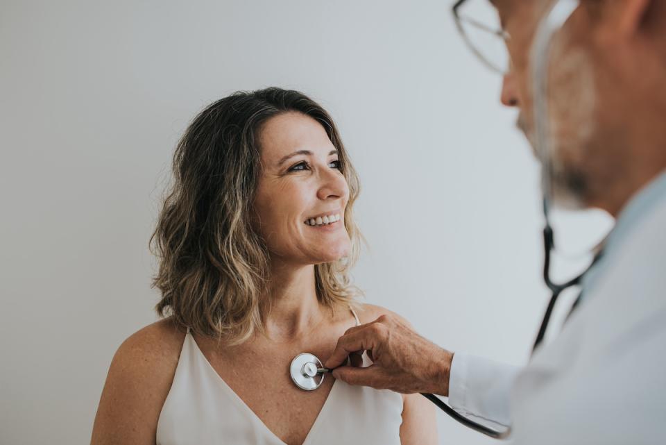 An HonorHealth patient gets her yearly physical